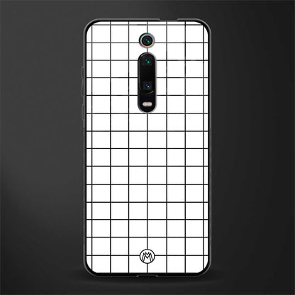 classic grid light edition glass case for redmi k20 image