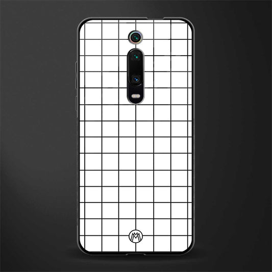 classic grid light edition glass case for redmi k20 pro image