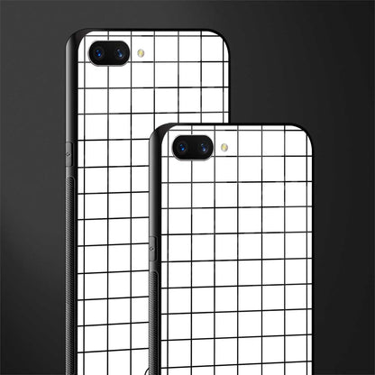 classic grid light edition glass case for realme c1 image-2
