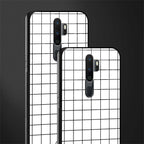 classic grid light edition glass case for oppo a9 2020 image-2