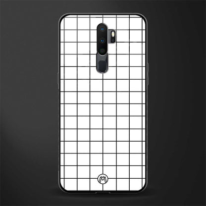 classic grid light edition glass case for oppo a5 2020 image