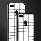 classic grid light edition glass case for oppo a7 image-2