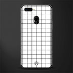 classic grid light edition glass case for oppo a7 image