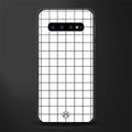 classic grid light edition glass case for samsung galaxy s10 plus image