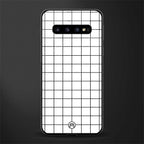 classic grid light edition glass case for samsung galaxy s10 plus image