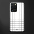 classic grid light edition glass case for samsung galaxy s20 ultra image