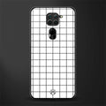 classic grid light edition glass case for redmi note 9 image