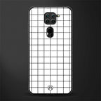 classic grid light edition glass case for redmi note 9 image