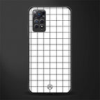 classic grid light edition glass case for redmi note 11 pro image