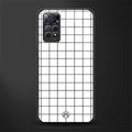 classic grid light edition glass case for redmi note 11 image