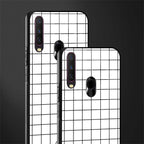 classic grid light edition glass case for vivo y12 image-2