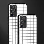 classic grid light edition glass case for samsung galaxy note 20 ultra 5g image-2