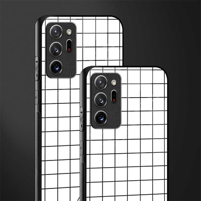 classic grid light edition glass case for samsung galaxy note 20 ultra 5g image-2