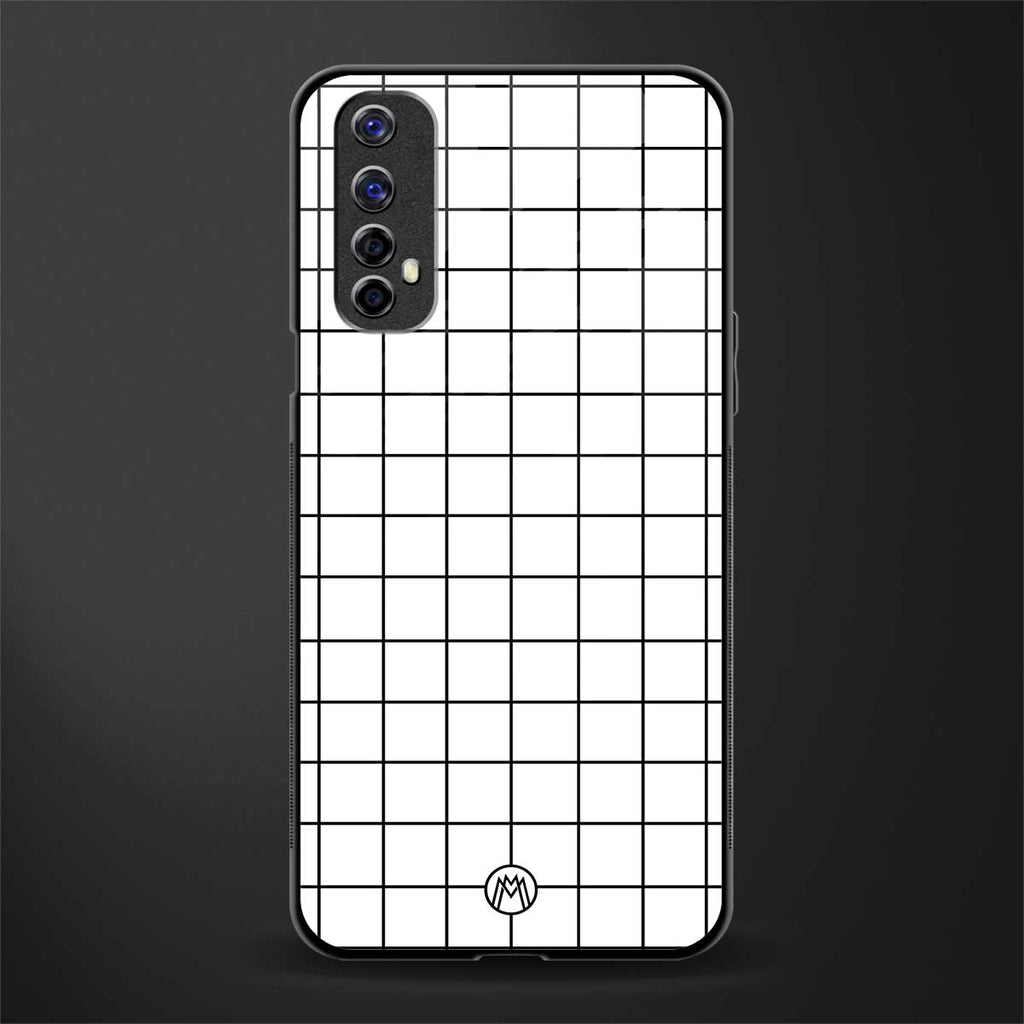 classic grid light edition glass case for realme narzo 20 pro image