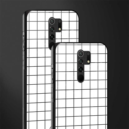 classic grid light edition glass case for poco m2 image-2