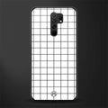 classic grid light edition glass case for redmi 9 prime image