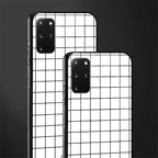 classic grid light edition glass case for samsung galaxy s20 plus image-2