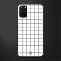 classic grid light edition glass case for samsung galaxy s20 plus image