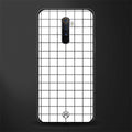 classic grid light edition glass case for realme x2 pro image