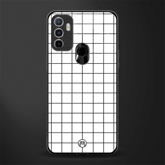 classic grid light edition glass case for oppo a53 image