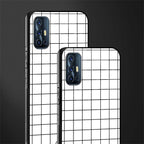 classic grid light edition glass case for vivo v17 image-2