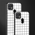classic grid light edition glass case for oppo a15 image-2
