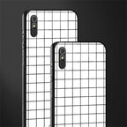 classic grid light edition glass case for redmi 9a image-2