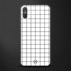 classic grid light edition glass case for redmi 9a image