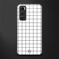 classic grid light edition glass case for vivo v20 se image