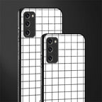 classic grid light edition glass case for samsung galaxy s20 fe image-2
