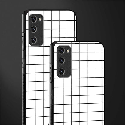 classic grid light edition glass case for samsung galaxy s20 fe image-2