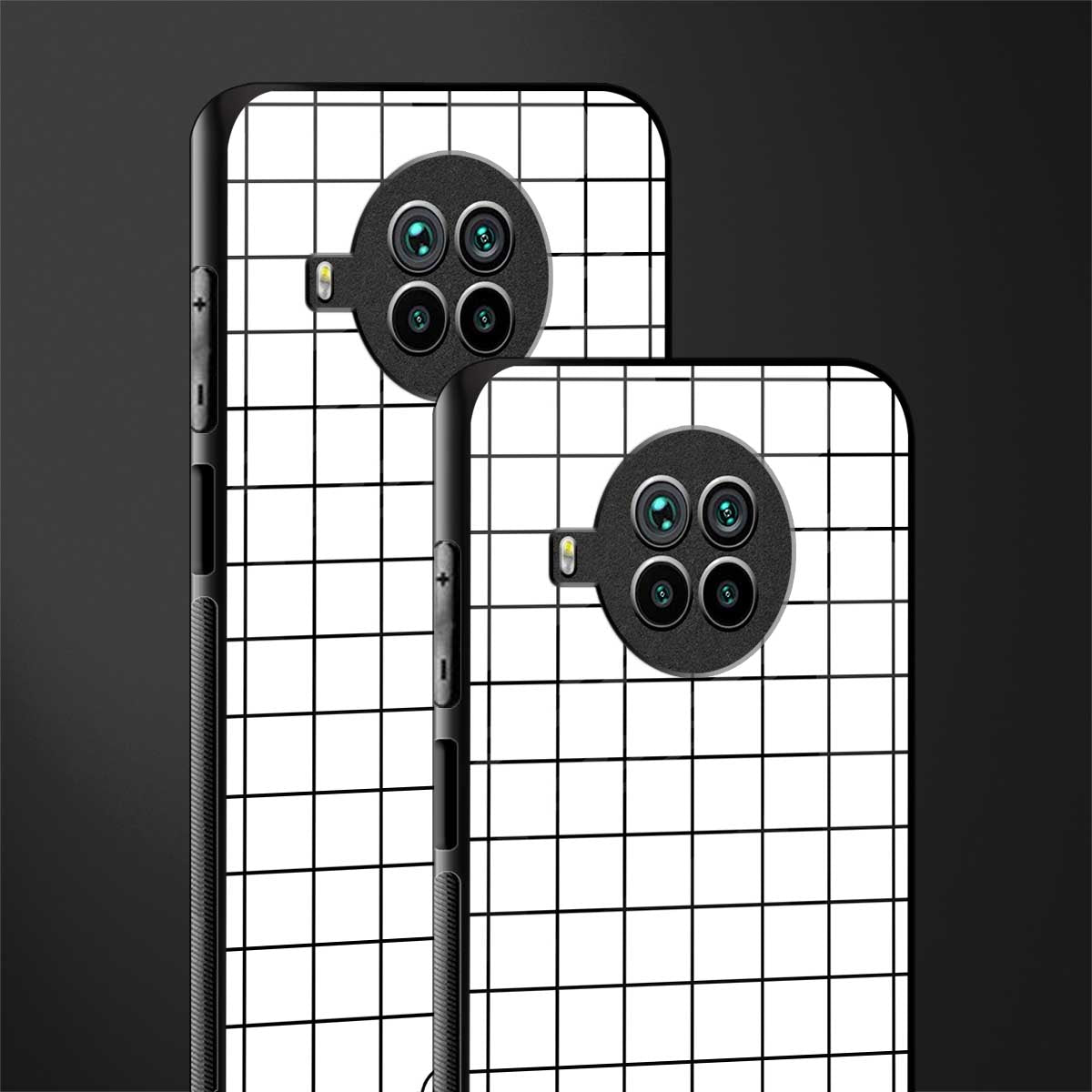 classic grid light edition glass case for mi 10i image-2