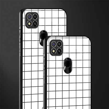 classic grid light edition glass case for poco c31 image-2