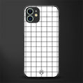 classic grid light edition glass case for iphone 11 image