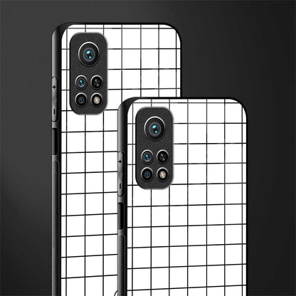 classic grid light edition glass case for mi 10t 5g image-2