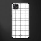 classic grid light edition glass case for samsung galaxy a22 5g image