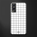 classic grid light edition glass case for vivo v21e 5g image