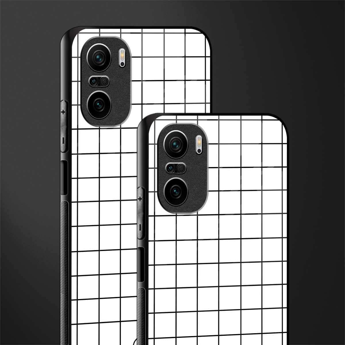 classic grid light edition glass case for mi 11x 5g image-2