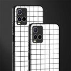 classic grid light edition glass case for vivo y21 image-2
