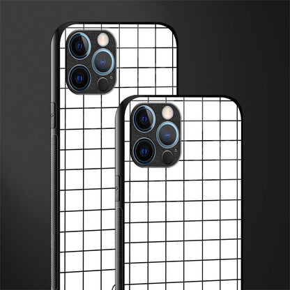classic grid light edition glass case for iphone 12 pro max image-2