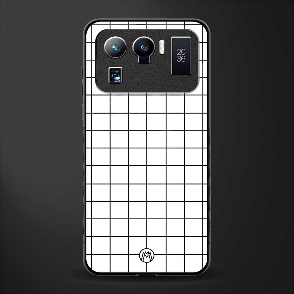 classic grid light edition glass case for mi 11 ultra 5g image