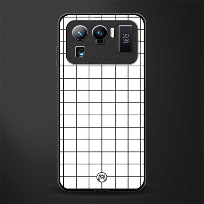 classic grid light edition glass case for mi 11 ultra 5g image