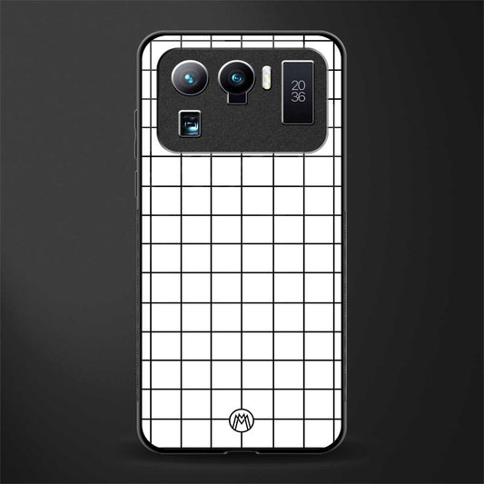 classic grid light edition glass case for mi 11 ultra 5g image