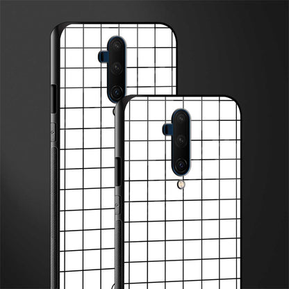 classic grid light edition glass case for oneplus 7t pro image-2