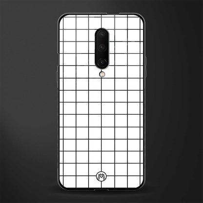 classic grid light edition glass case for oneplus 7 pro image