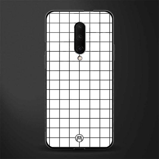 classic grid light edition glass case for oneplus 7 pro image