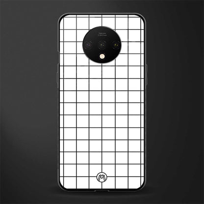 classic grid light edition glass case for oneplus 7t image