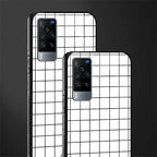 classic grid light edition glass case for vivo x60 image-2