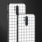 classic grid light edition glass case for oneplus 8 pro image-2
