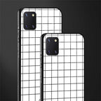 classic grid light edition glass case for samsung a81 image-2